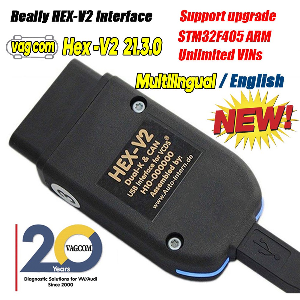 VCDS with HEX-V2 USB Interface - Unlimited - Hex Diagnostics