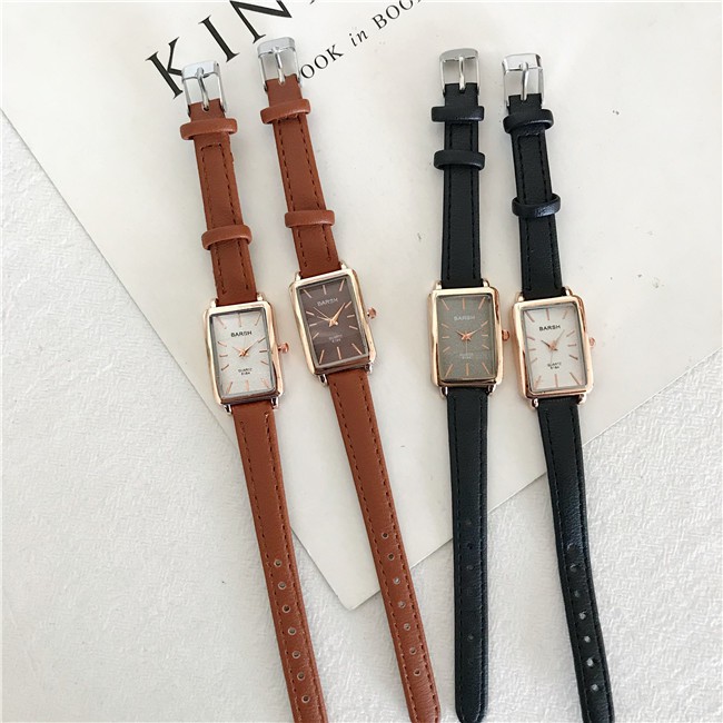 Rectangular watches women's hot sale