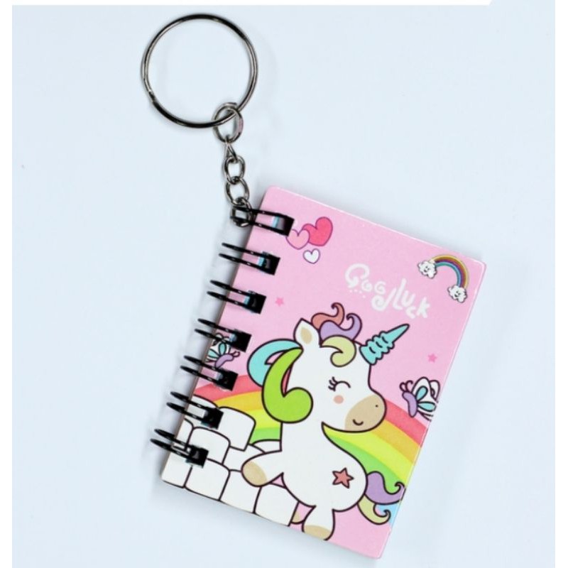 Mini hot sale notebook keychain