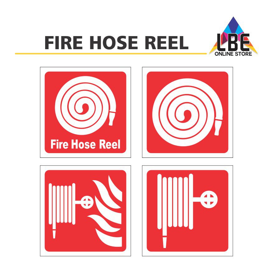Fire Hose Reel Sign (200mm x 200mm)