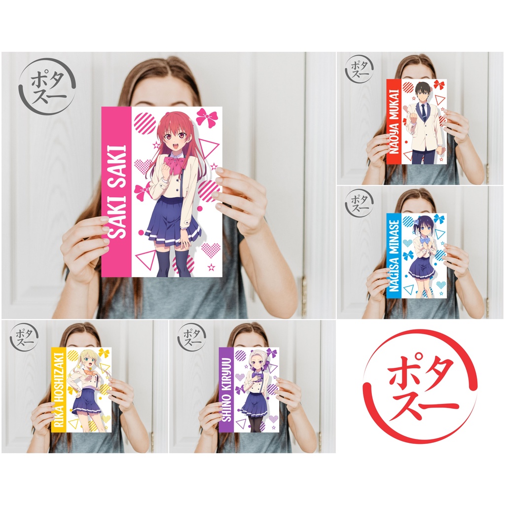 Kanojo mo Kanojo / Girlfriend, Girlfriend FanArt Poster by HayakuShop