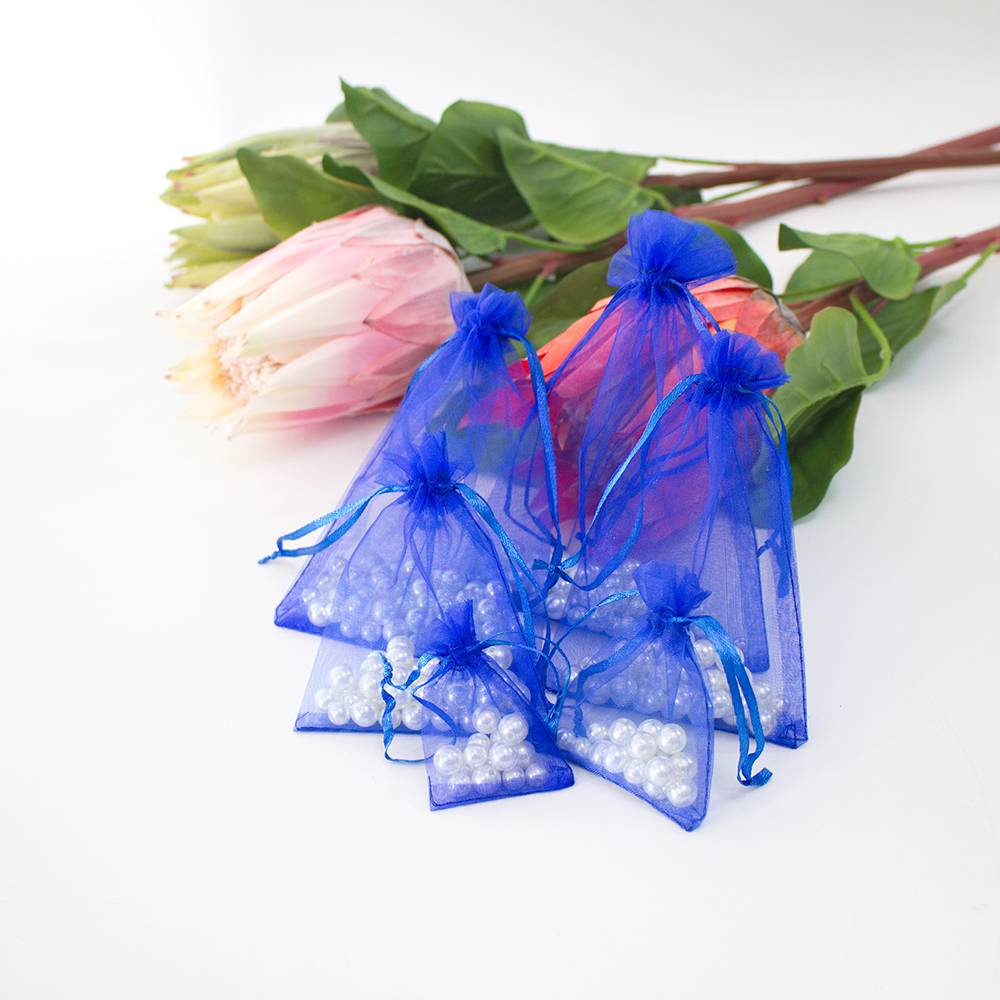 100pcs Butterfly Pouch Gift Bags Small Jewelry Bag Drawstring Pocket Candy  Packaging Bags Christmas Jewelry Organza