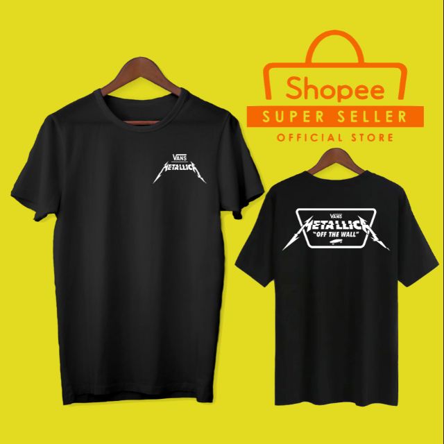 Metallica best sale vans shirt