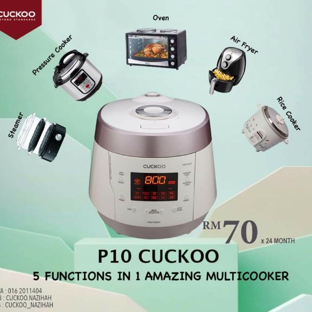 Multi cooker best sale cuckoo p10