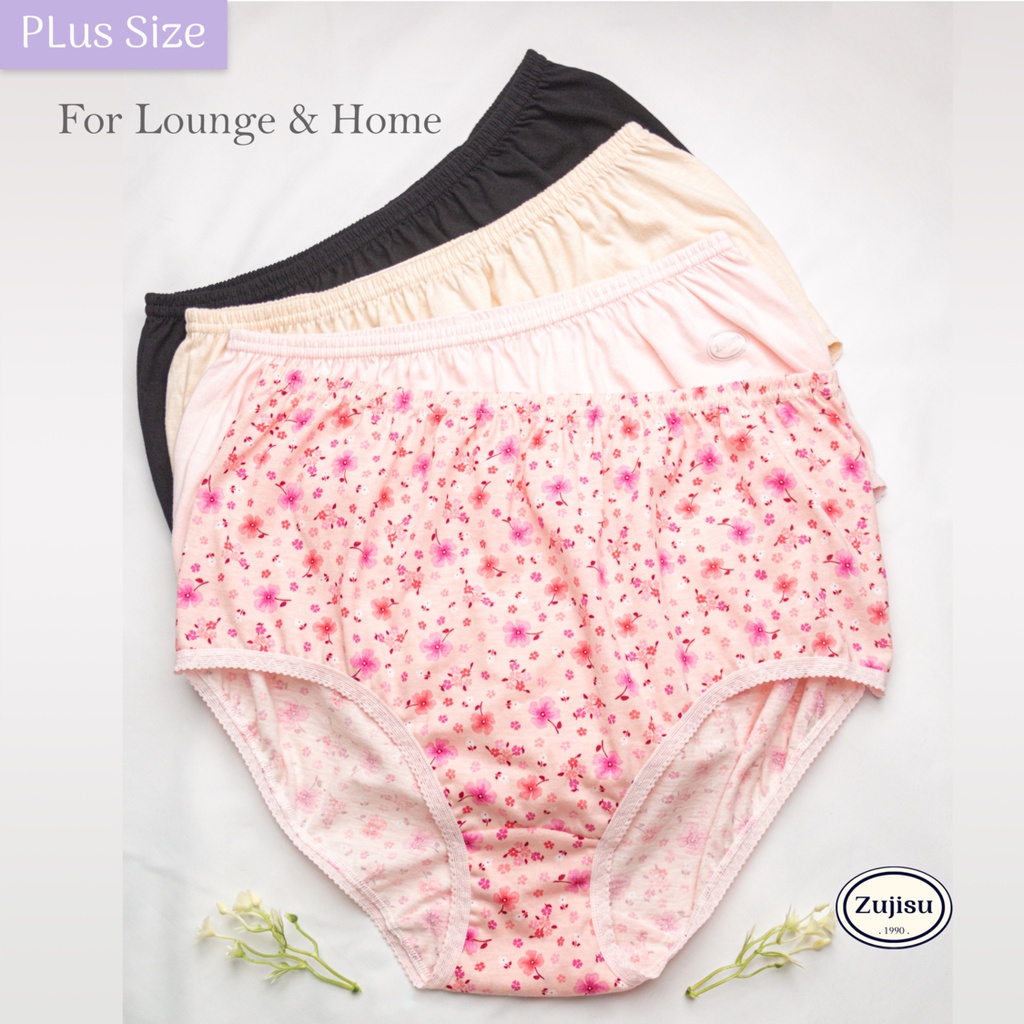 Women's Zip Pocket Underwear Plus Size Briefs 1950 大码女士拉链口袋内裤 Seluar Dalam  Wanita Gadis Panties