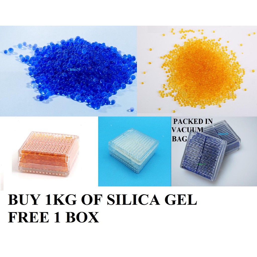 Orange Indicating Silica Gel Packets - 1kg