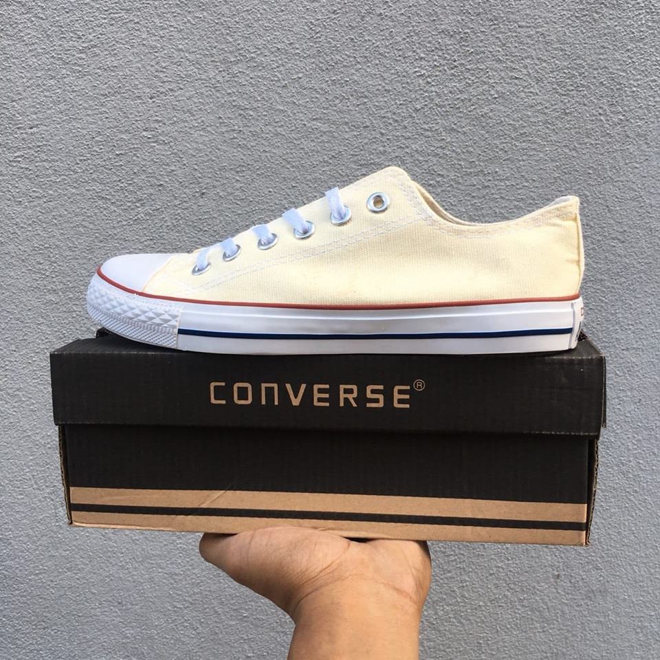 Converse beige cheap low top