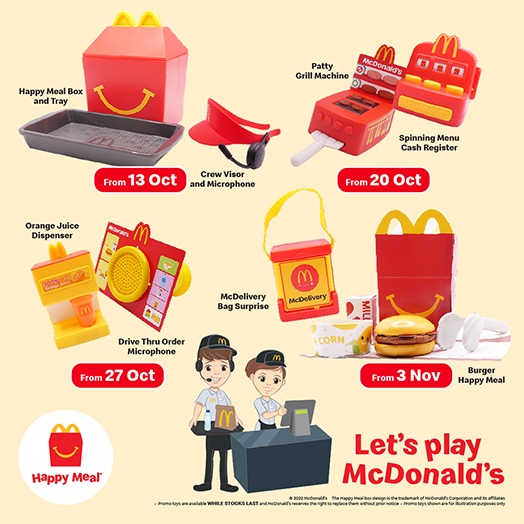 Happy meal sale set