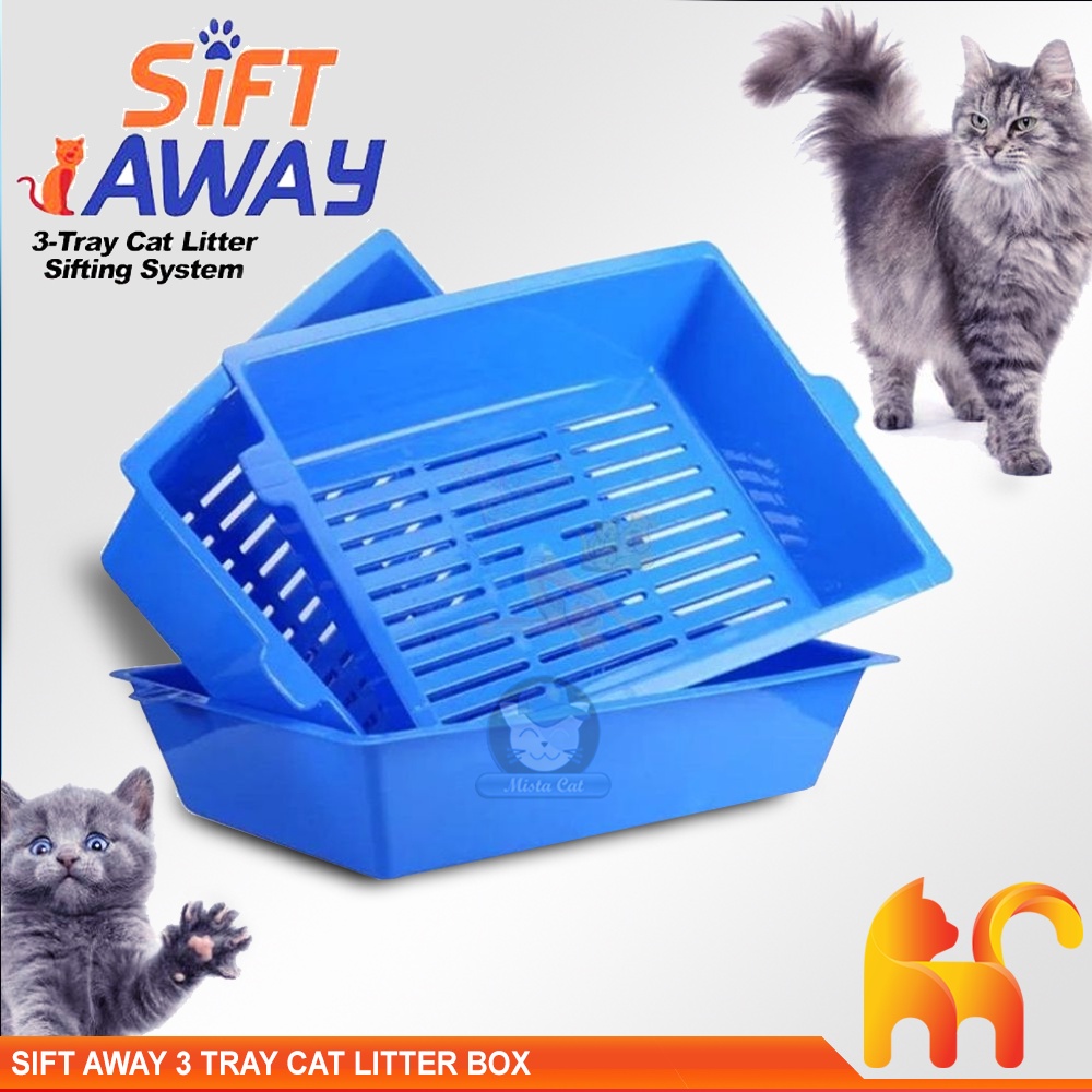 3 tray litter box sale