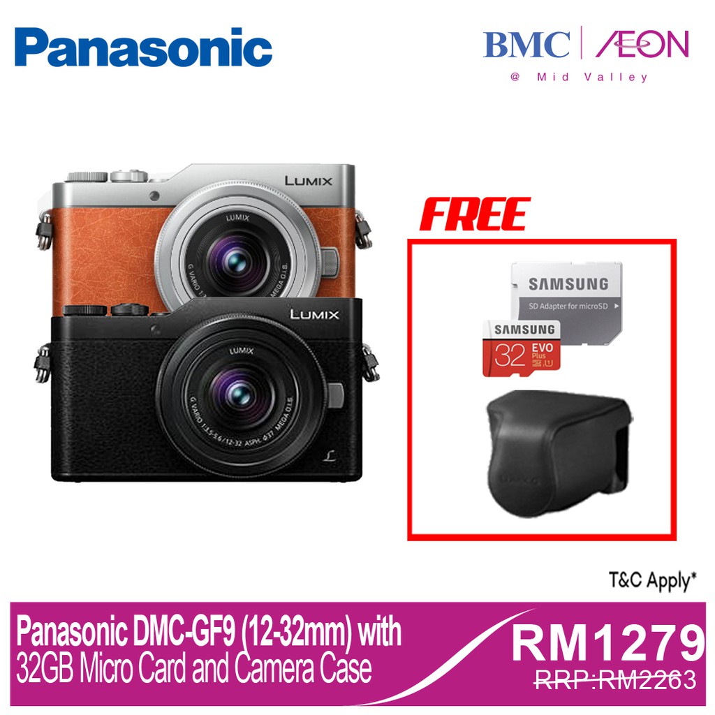 Panasonic Lumix DC-GF9 Mirrorless Camera with 12mm - 32mm Lens Kit | Shopee  Malaysia