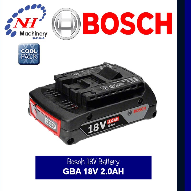 Bosch Li-Ion Battery GBA 18V 2.0Ah -1600A001CG