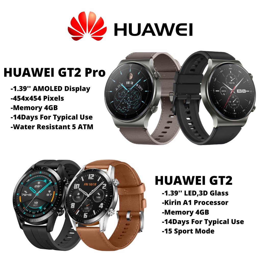 Huawei Watch GT2 Pro GT2 One Year Official Warranty 100