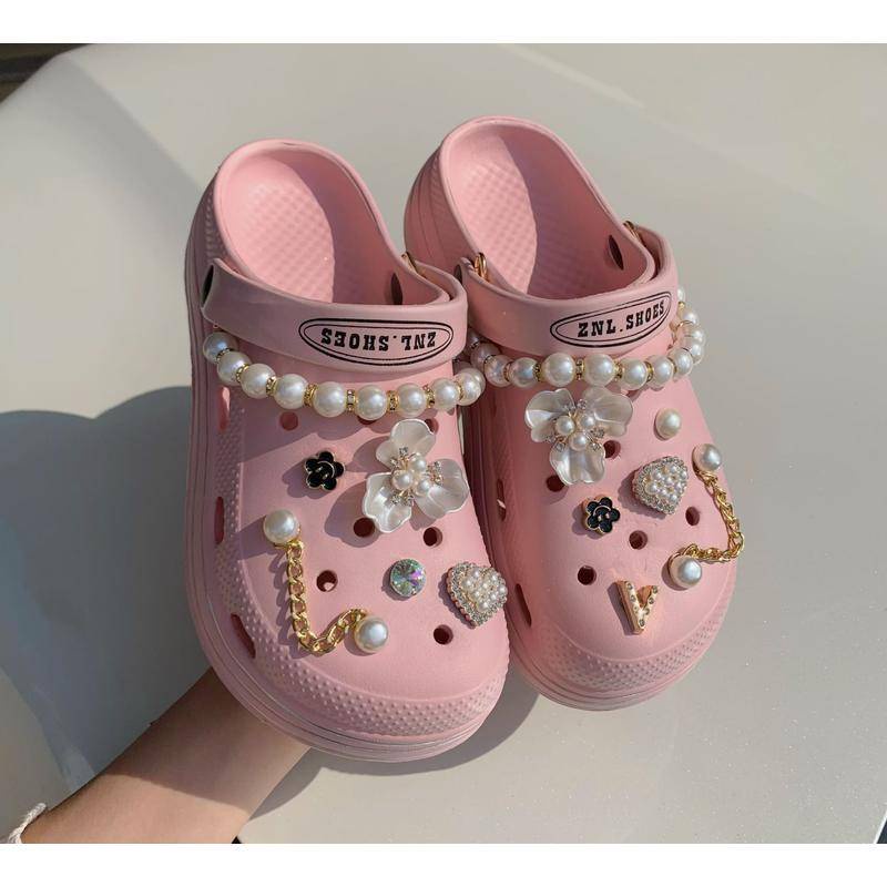 Cute 3D Pink Duck Croc Charms Designer DIY Animal Jeans Shoes Decaration  Accessories for JIBS Clogs Hello Kids Boys Girls Gifts - AliExpress