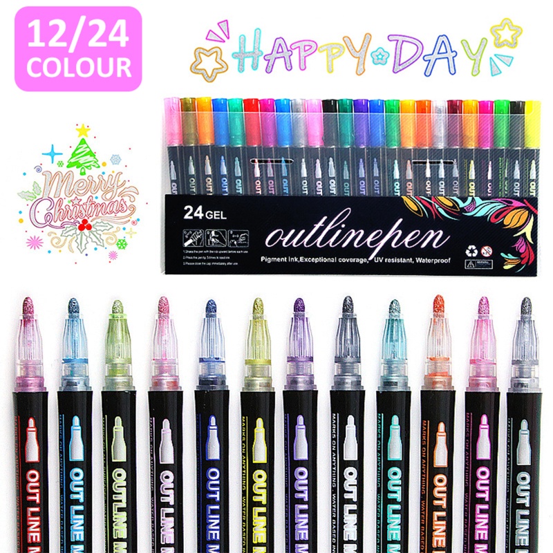 20 Colors +1 Brush Watercolor Markers Brush Pen for Adult Coloring Books  Manga Comic