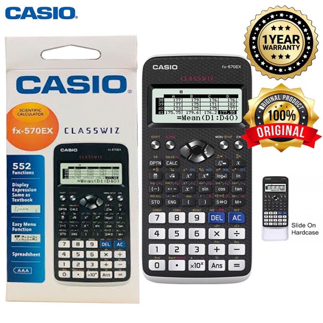 Casio fx 570EX Calculator CLASSWIZ Shopee Malaysia