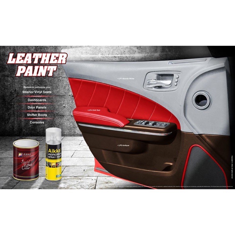 Leather effect hot sale spray paint