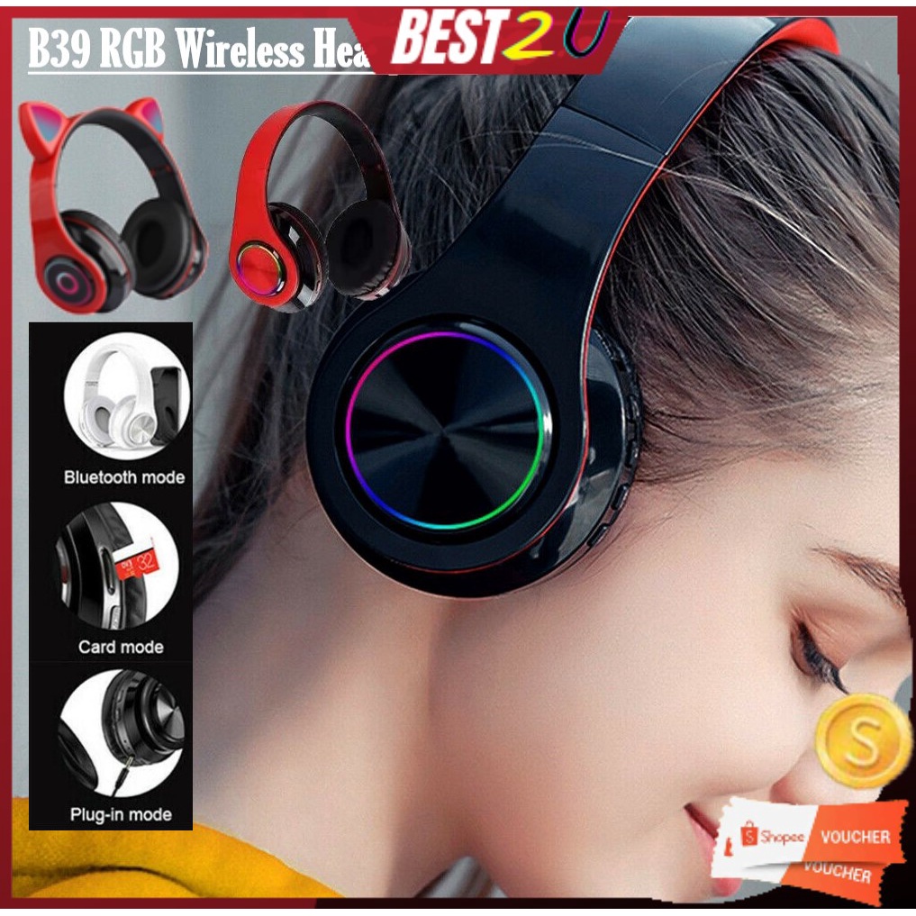 Rgb wireless online headphones