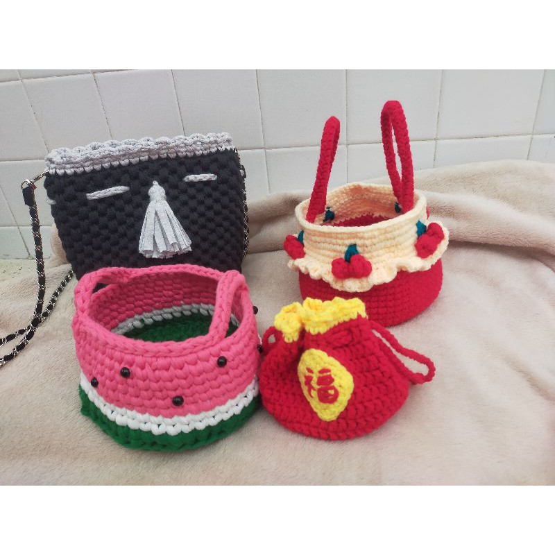 Handmade hot sale pouch bag