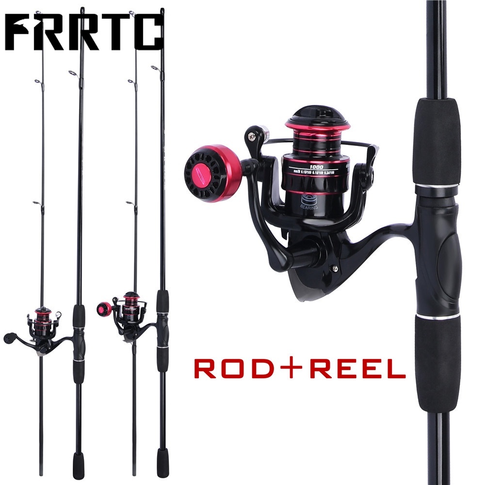 FRRTC Fishing Rod and Reel Ultra Light Fishing Set 1.6m/1.8m/2.1m