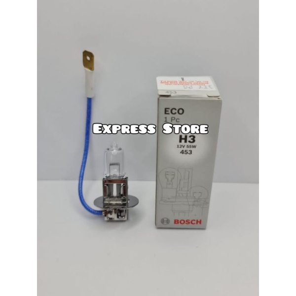 BOSCH PLUS 90 H7 55W INCANDESCENT LAMPS SET OF 2 + 90% MORE LIGHT