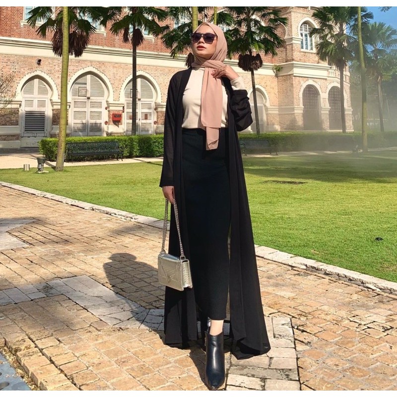 CALACARA Abaya Cardigan ABAYA CARDIGAN ONLY Shopee Malaysia