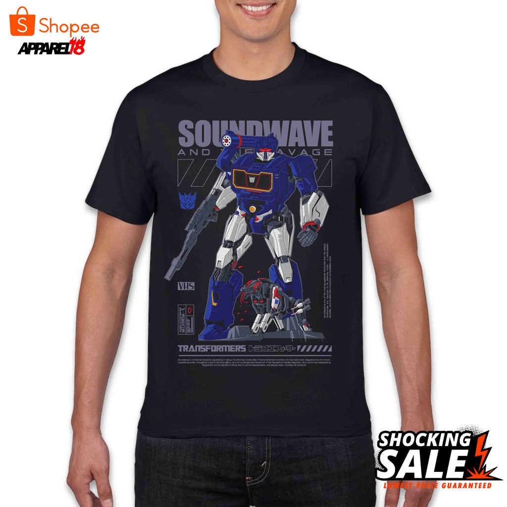 Transformers soundwave t deals shirt