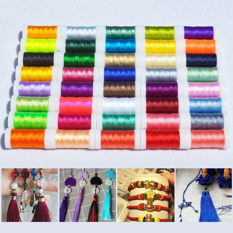 26m Nylon Cord Thread Braid String Chinese Knot DIY Bracelet