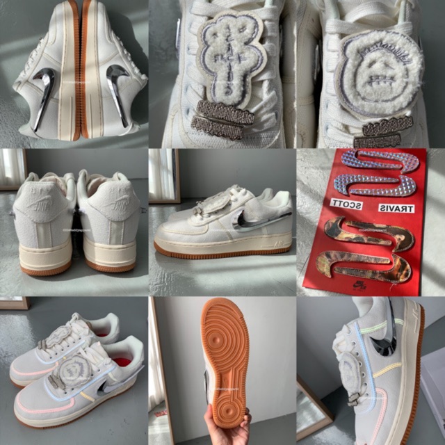 Travis scott air cheap force 1 sail replica