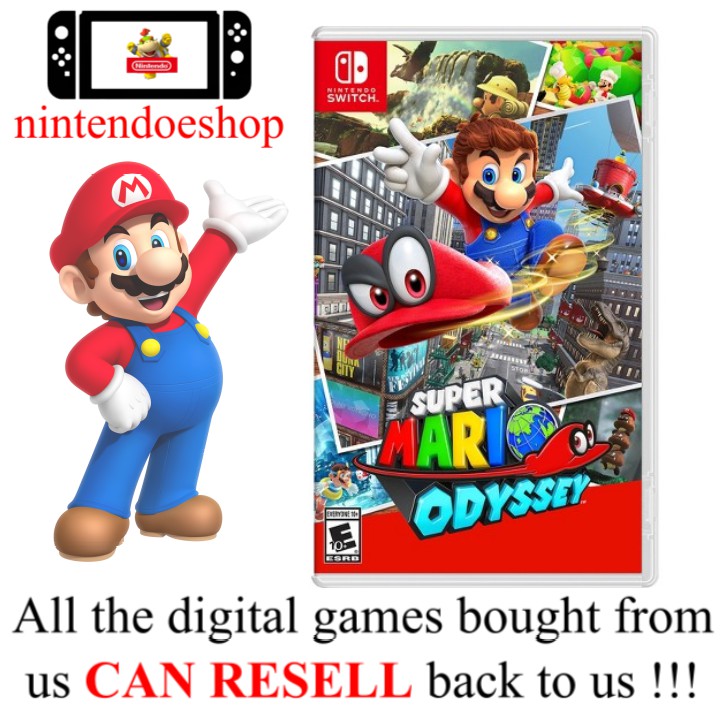 Mario odyssey 2024 switch digital