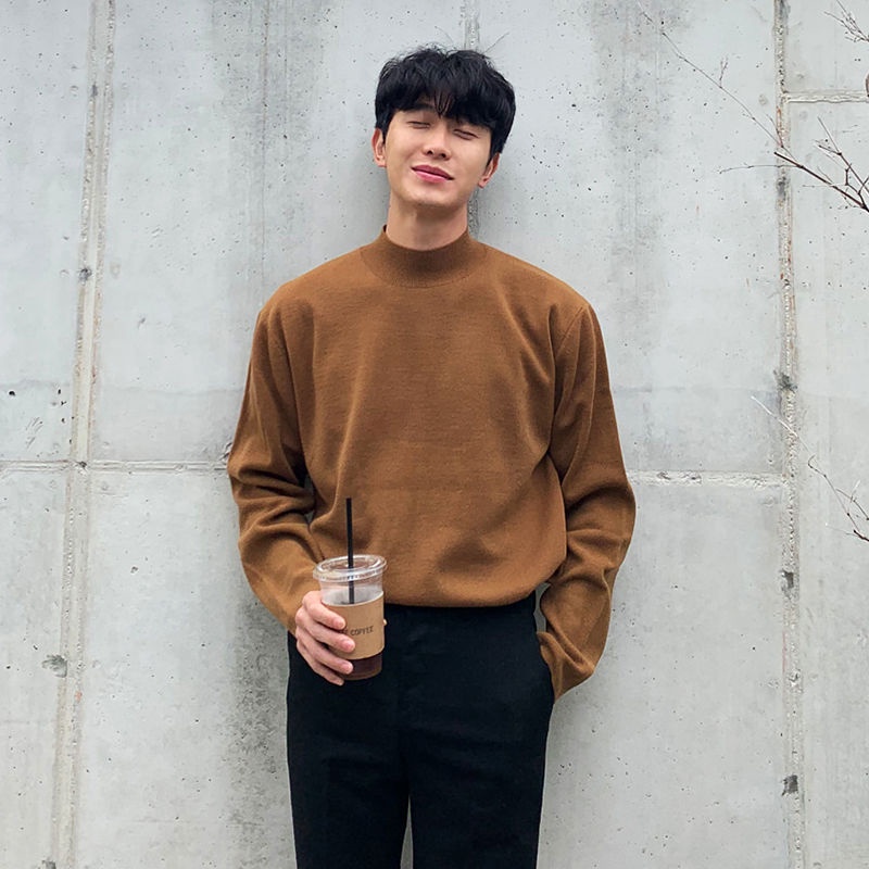 Korean on sale sweater mens