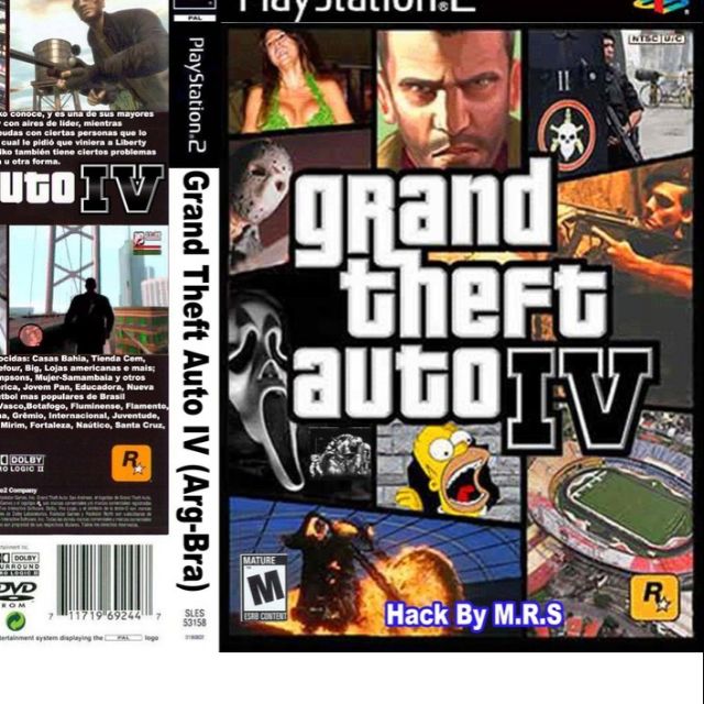 GTA 4 PS2 ISO (Grand theft auto IV) Mod GTA San Andreas PS2 ISO
