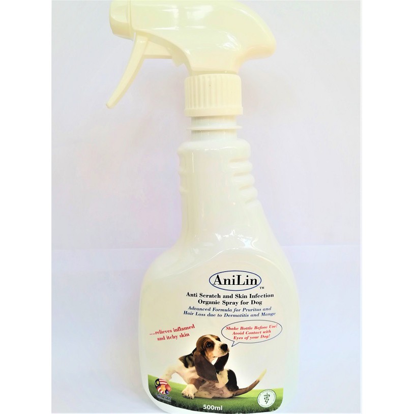 Spray for outlet dog skin infection