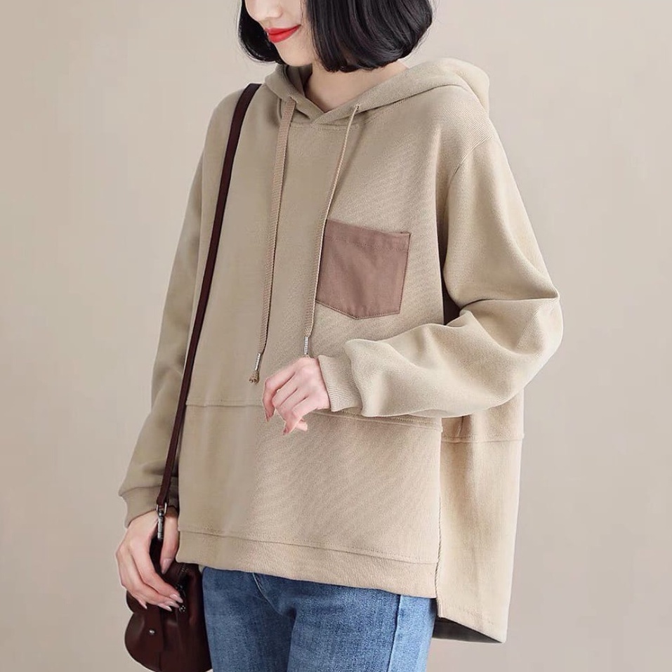 Korean style hot sale hoodie women's