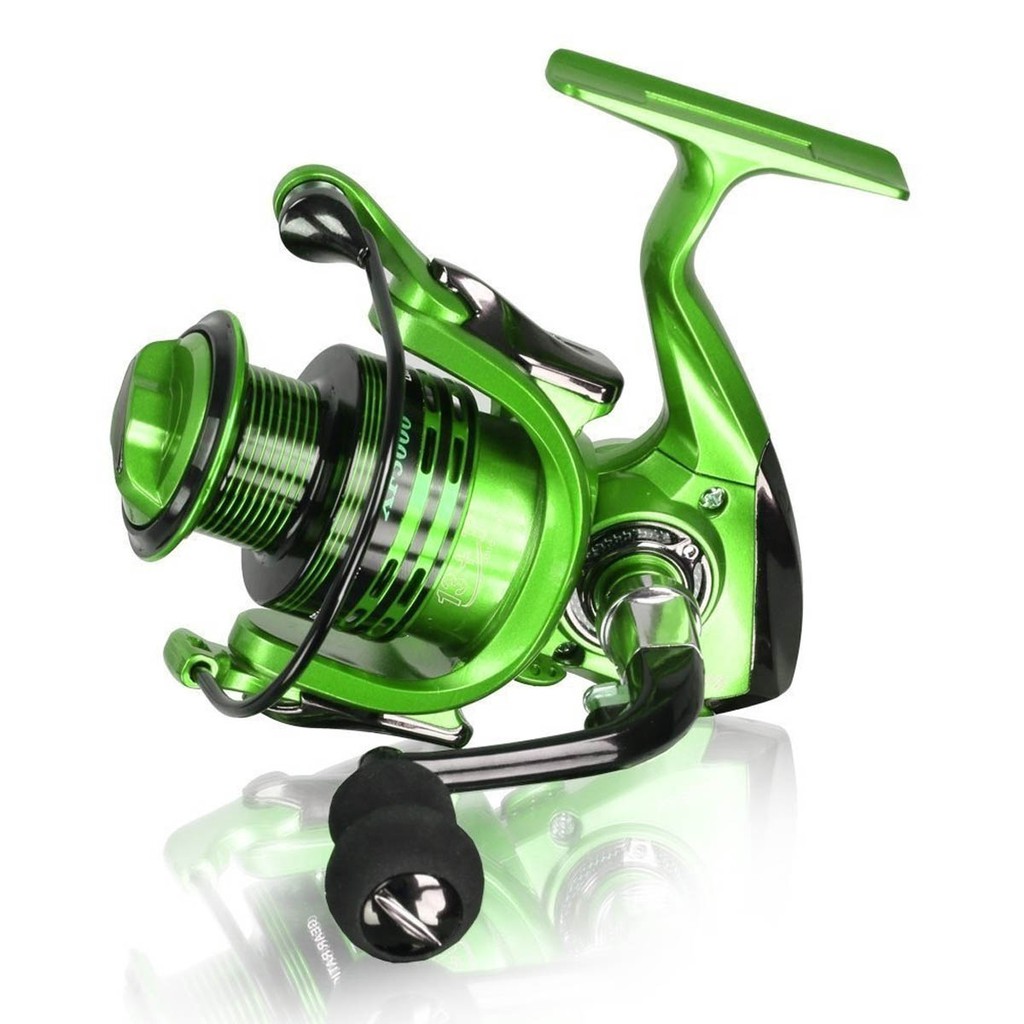 1000-7000 Series 13+1 BB green Spinning reel freshwater Saltwater fishing  reel fishing tackle