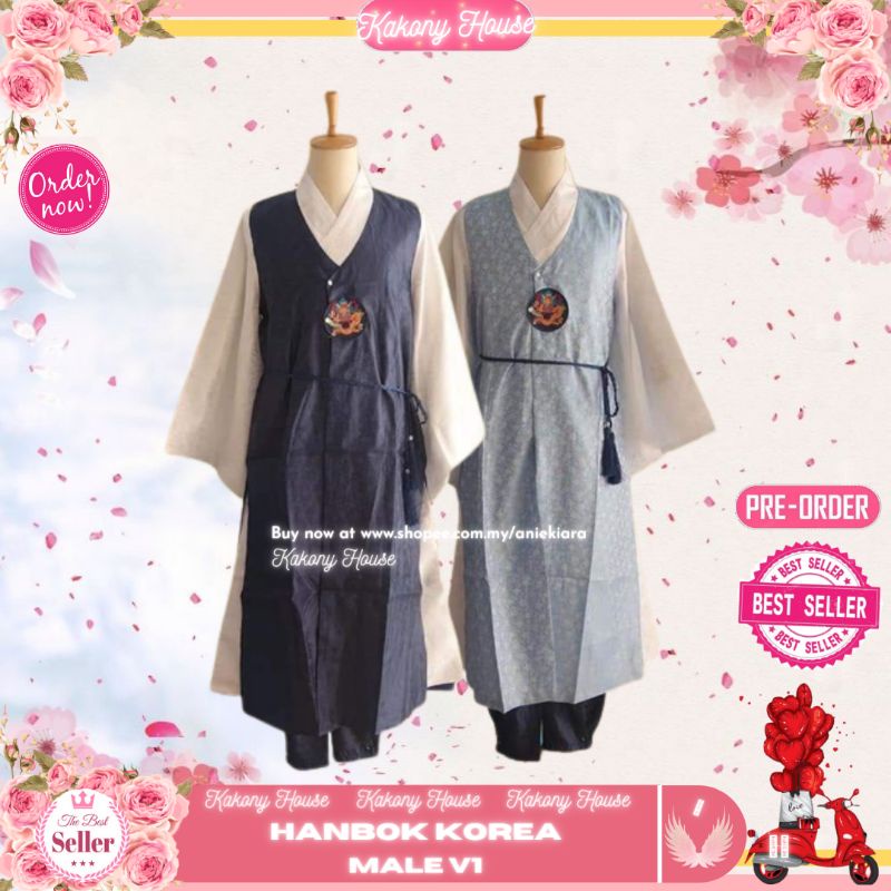 Hanbok Korea male v1 Shopee Malaysia