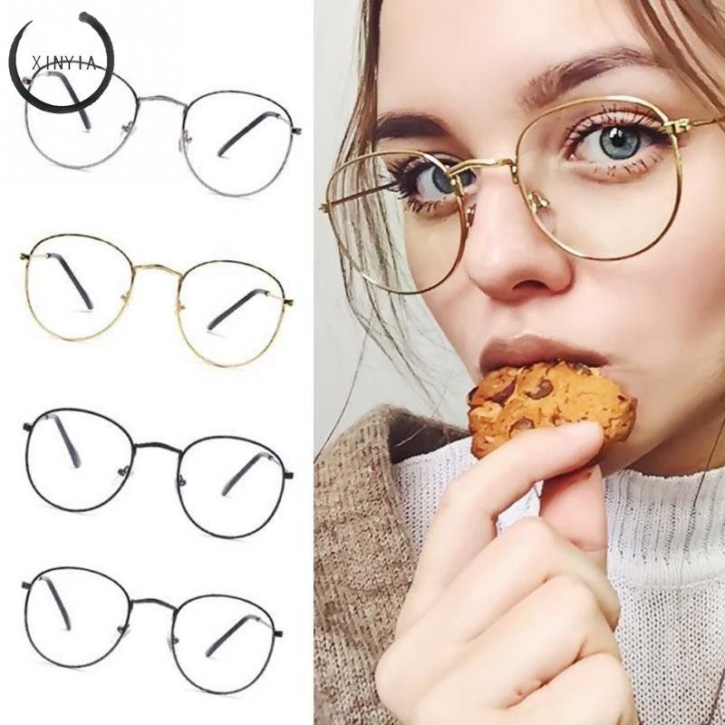 Gold framed sale fashion glasses