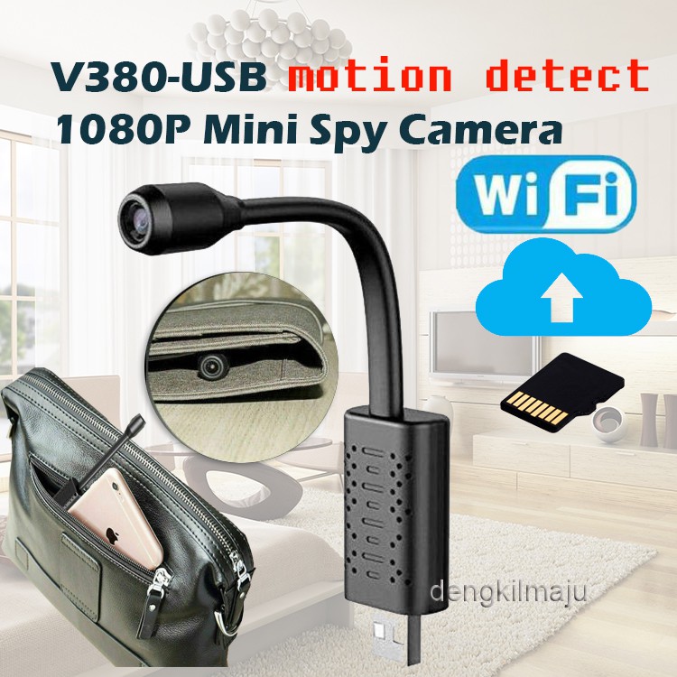 Mini Camera USB Full HD 1080P V380 - V380