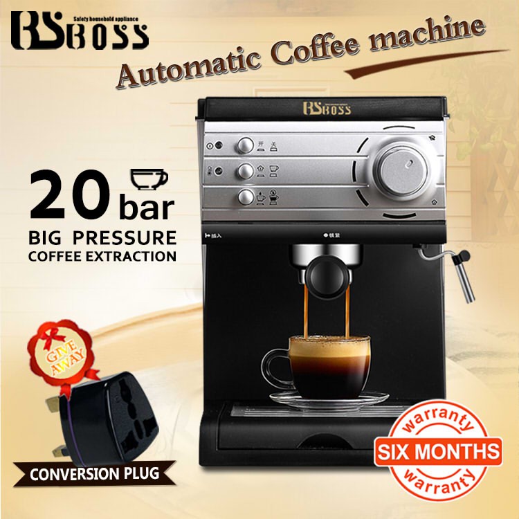 20Bar Espresso Coffee Maker Machine – Boss Brew Coffee