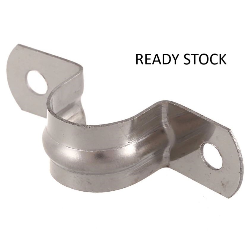 READY STOCK 10pcs U Shaped Pipe Holder Saddle Clamp Hose Tube