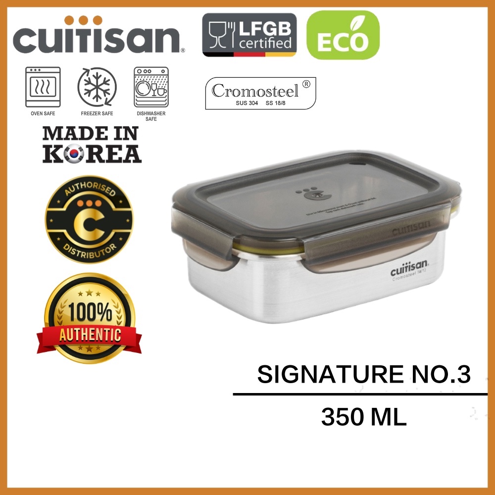 Signature Stainless Microwave-safe Lunch Box - Rectangle 1010ml – CUITISAN