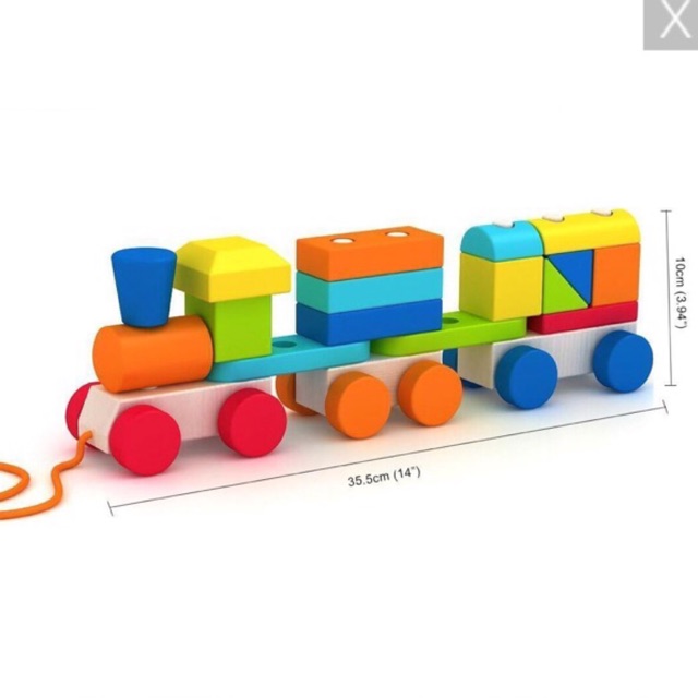 Block store train toy