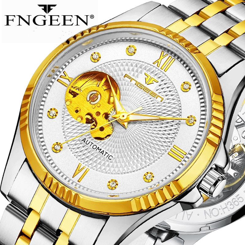 FNGEEN 6801 Men s Automatic Mechanical Watch Shopee Malaysia