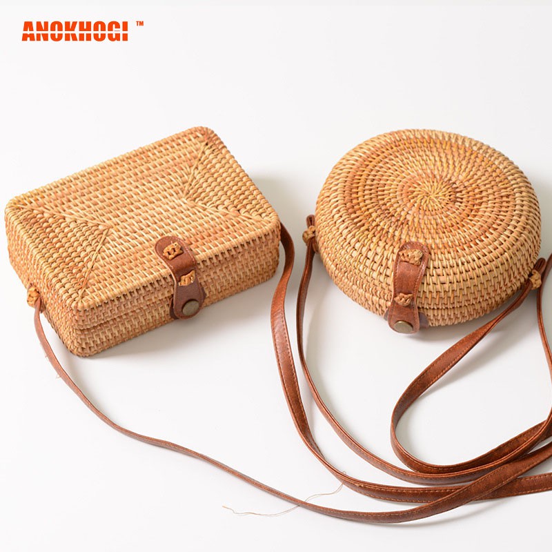 Sling store bag rattan