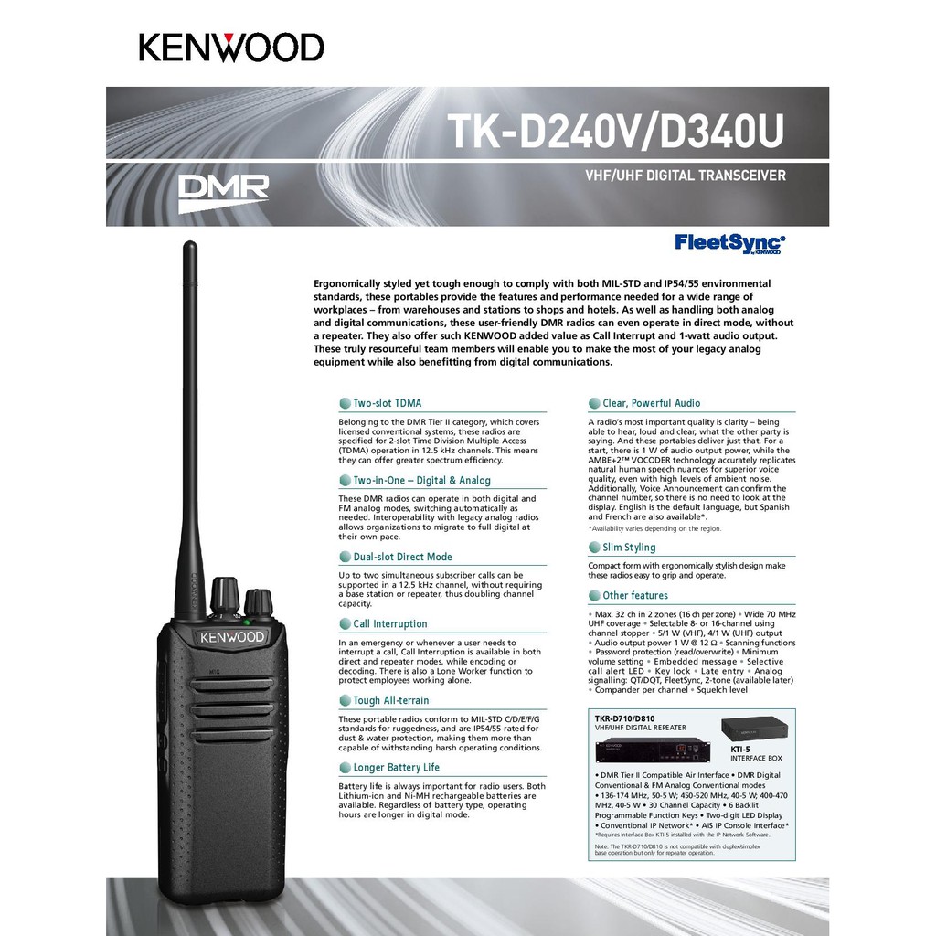 Kenwood TK-D340 Digital Walkie Talkie (5km) Shopee Malaysia
