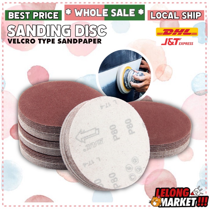 3 inch deals velcro sanding discs