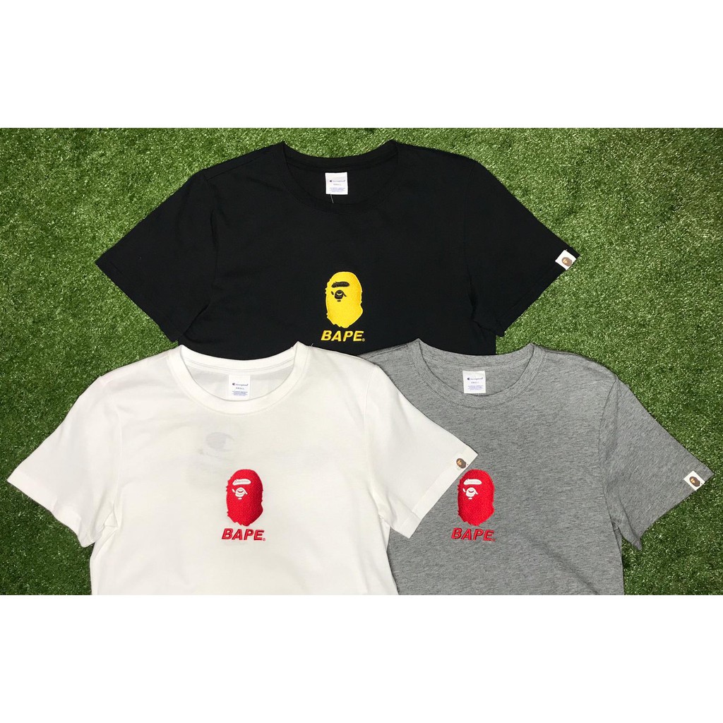 Champion x bape shirt sale