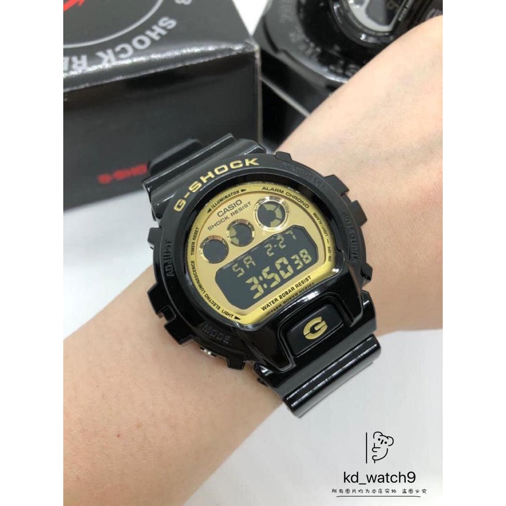 CASIO G-SHOCK DW6900CB/DW6900CB-1/DW-6900CB-1 BLACK GOLD 100