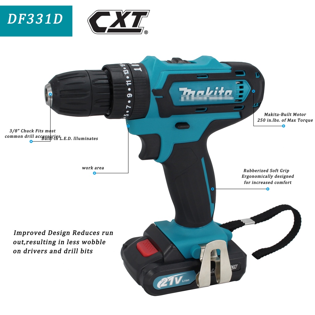 MNKITN 21V Cordless Drill ScrewDriver Rechargeable Professional