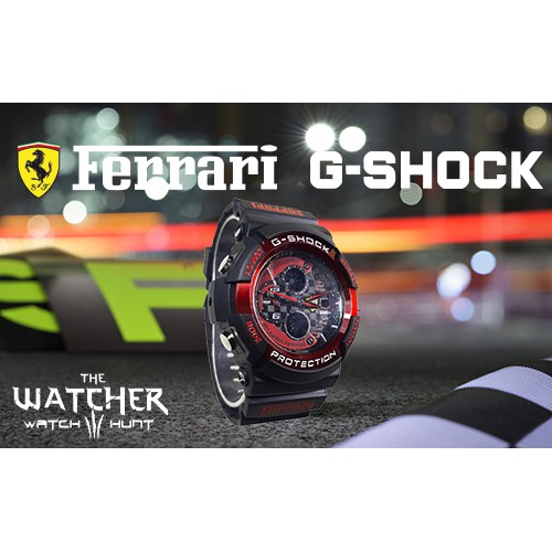 Casio G Shock X Ferrari Limited Edition Men Digital Watch Shopee