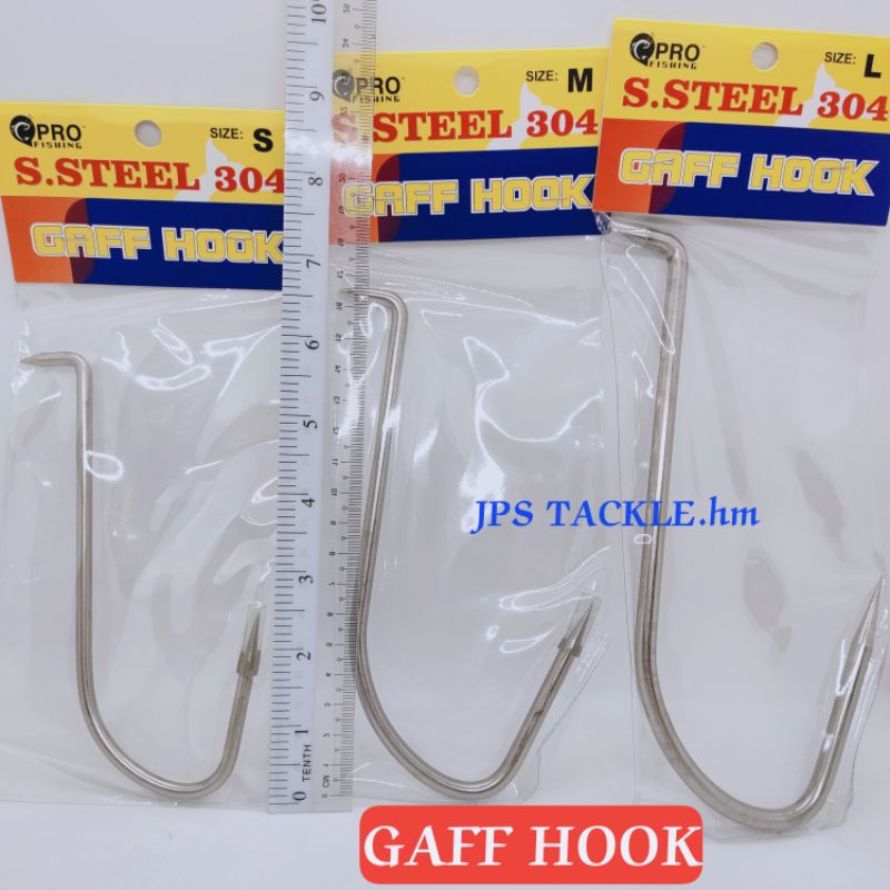PRO FISHING STAINLESS STEEL GAFF HOOK 304